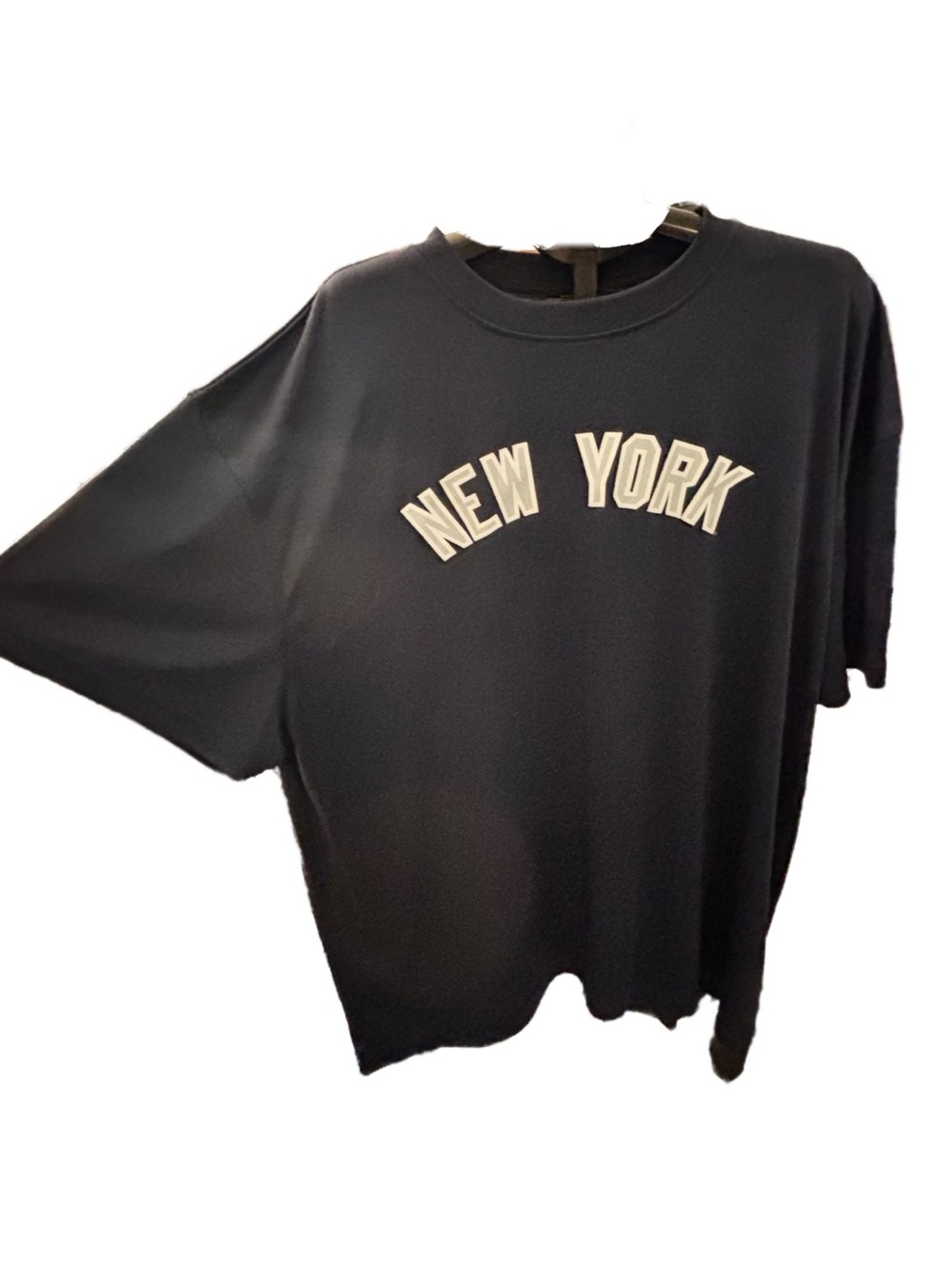 Navy Blue NY Yankees 'New York' Short Sleeve Crew Tee